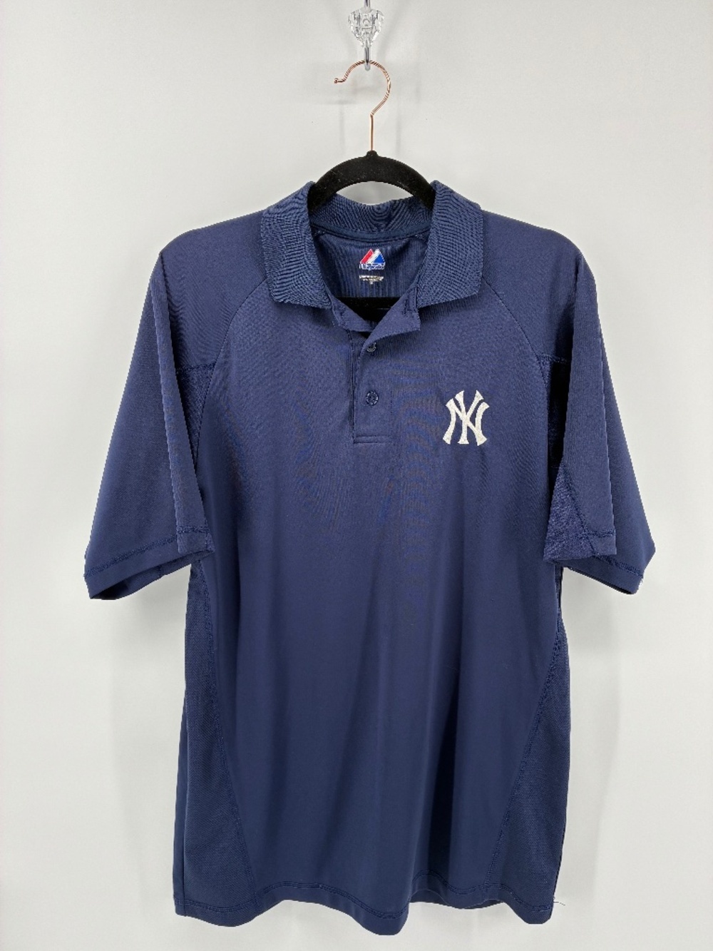 New York Yankees Majestic Dark Blue Men's Polo Shirt